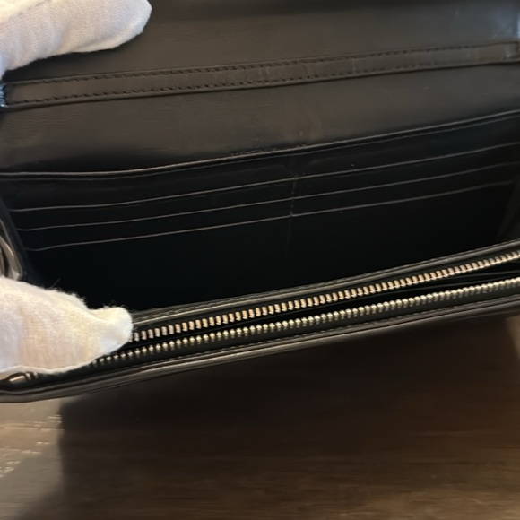 Dior Cannage Black Lambskin Wallet on a Chain WOC - Picture 8 of 11